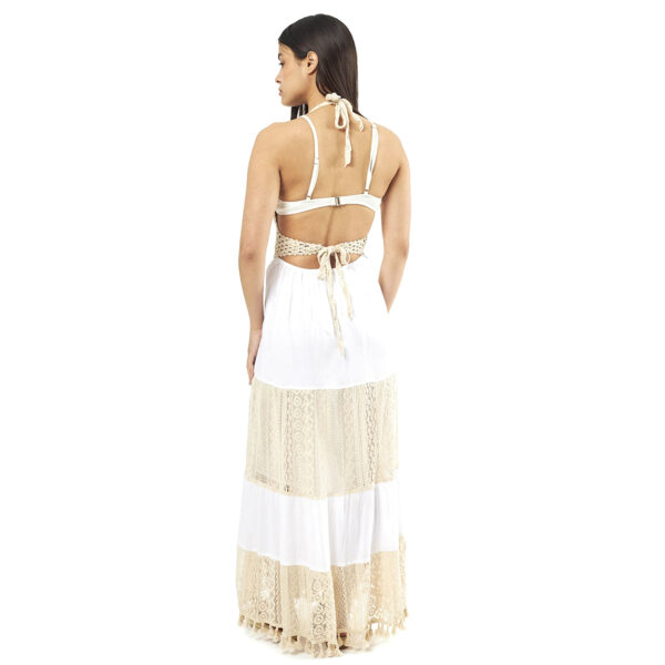 Verde Γυναικείο Φόρεμα 52-0056 60%Ρεγιόν 40%Cotton Ινδίας Πολύχρωμο