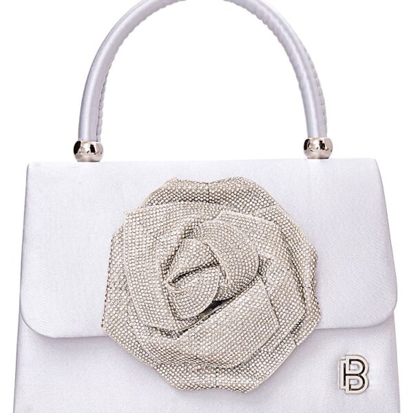 Τσάντα φάκελος clutch JH-2213 - Ασημί