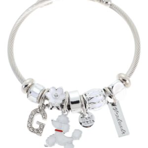 Βραχιόλι με πεταλούδα QW-8101-15 - Ασπρο