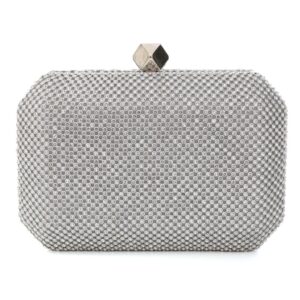 Τσάντα φάκελος clutch JH2229 - Ασημί