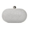 Τσάντα φάκελος clutch JH2226 - Ασημί