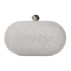 Τσάντα φάκελος clutch JH2229 - Ασημί