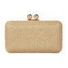Τσάντα φάκελος clutch JH2227 - Χρυσό