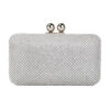 Τσάντα φάκελος clutch JH2227 - Ασημί
