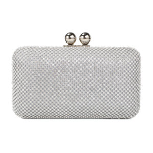 Τσάντα φάκελος clutch JH2229 - Ασημί