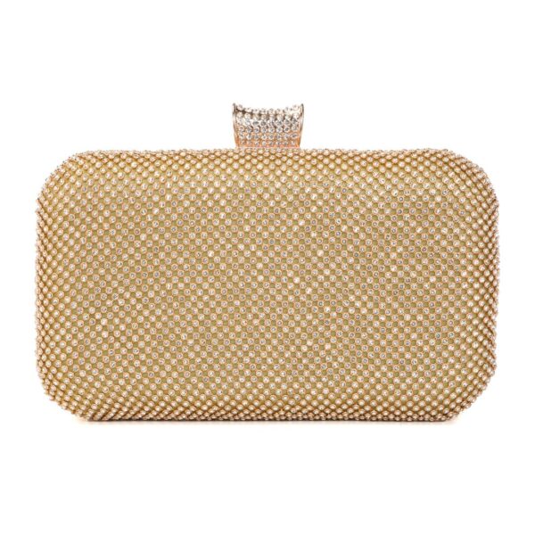Τσάντα φάκελος clutch JH2229 - Χρυσό