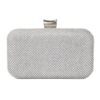 Τσάντα φάκελος clutch JH2229 - Ασημί