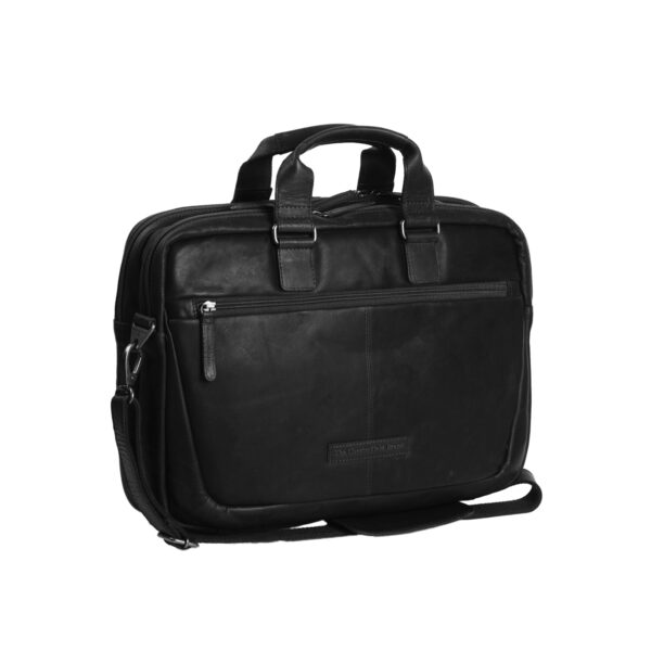 Chesterfield Leather Laptop Bag Seth Black