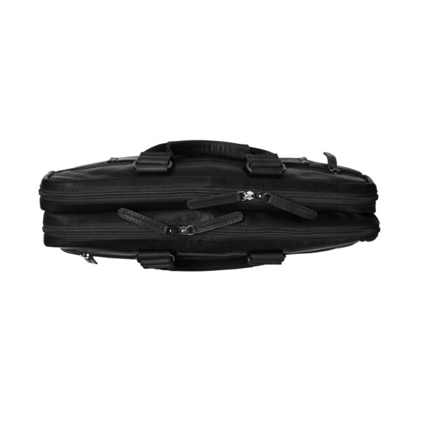 Chesterfield Leather Laptop Bag Seth Black