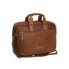 Chesterfield Leather Laptop Bag Seth Cognac