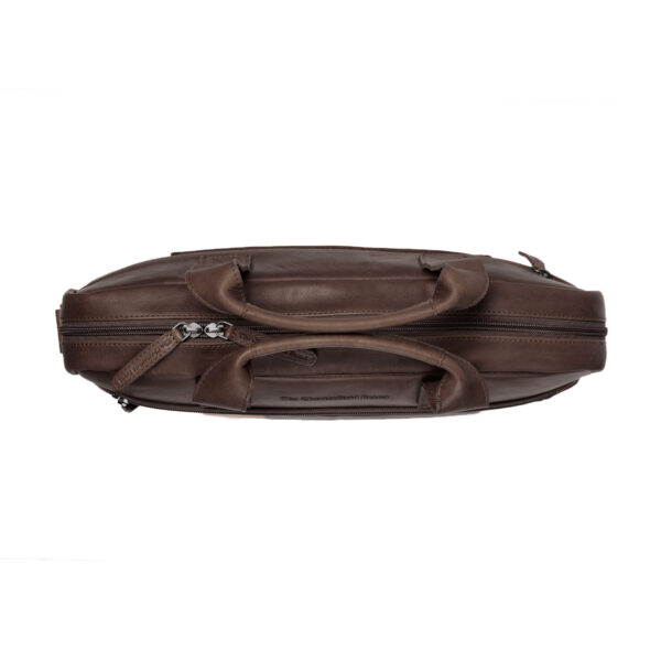 Chesterfield Leather Laptop Bag Calvi Brown