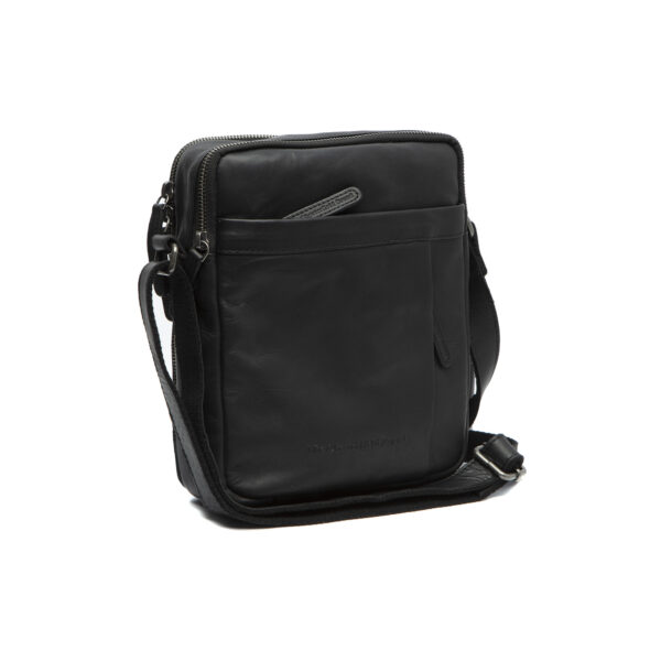Chesterfield Leather Shoulder Bag Alva Black
