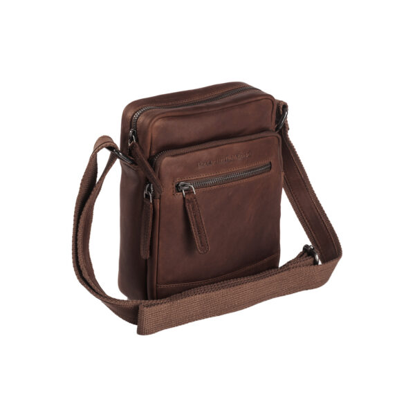 Chesterfield Leather Shoulder Bag Birmingham Brown