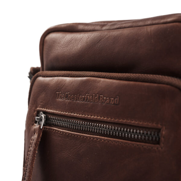 Chesterfield Leather Shoulder Bag Birmingham Brown