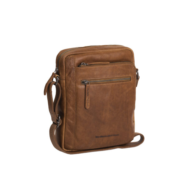 Chesterfield Leather Shoulder Bag Cognac Dessau