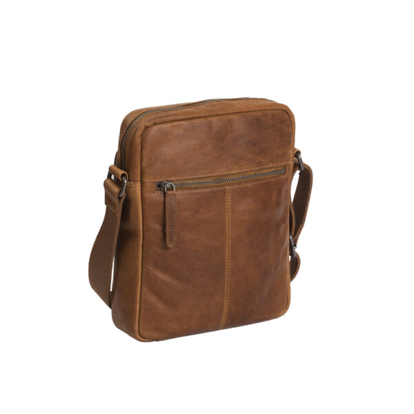 Chesterfield Leather Shoulder Bag Cognac Dessau