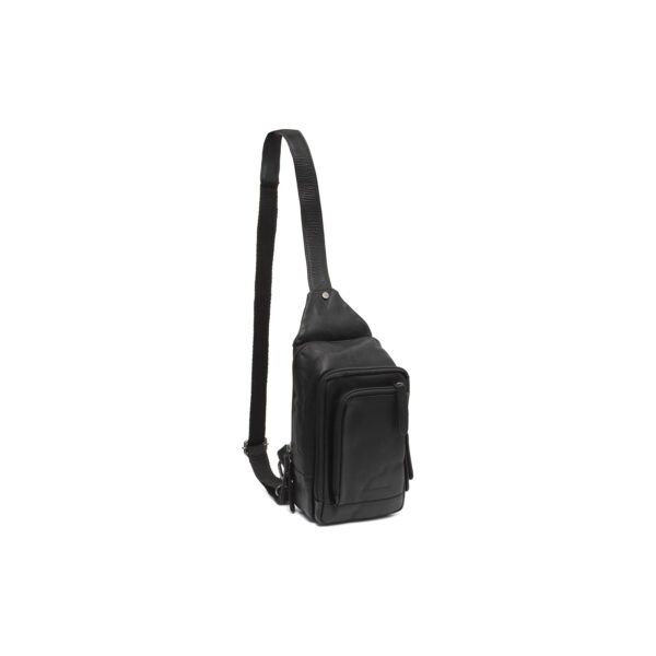 Chesterfield Leather Crossbody Bag Riga Black