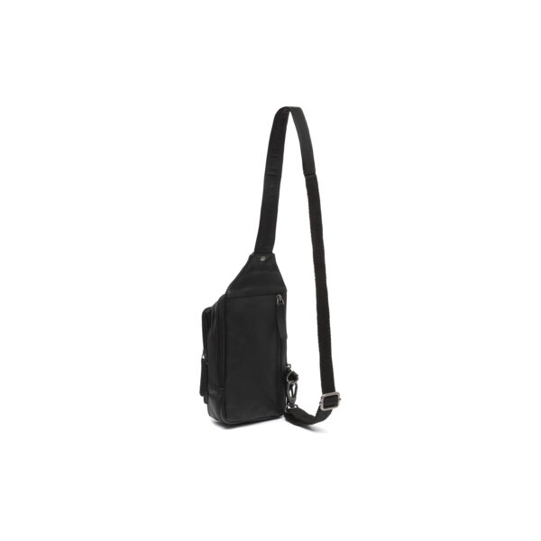 Chesterfield Leather Crossbody Bag Riga Black