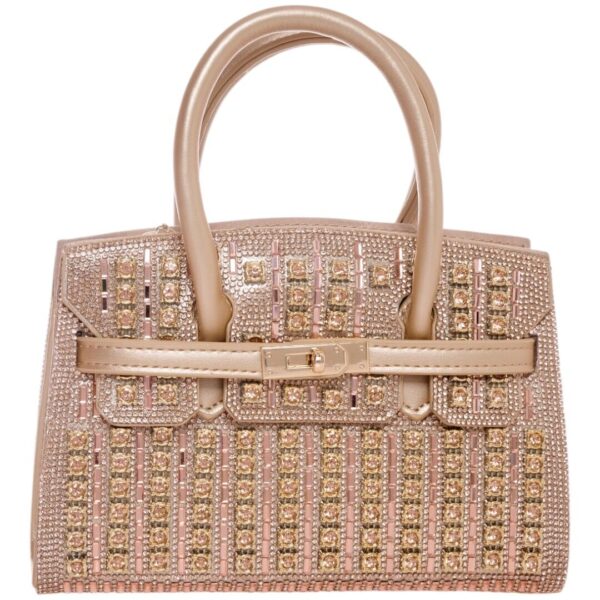 Τσάντα φάκελος clutch MD2402 - Σαμπανιζέ