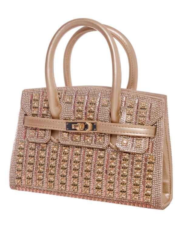 Τσάντα φάκελος clutch MD2402 - Σαμπανιζέ