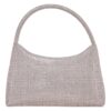 Τσάντα φάκελος clutch MD2407 - Ασημί