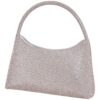 Τσάντα φάκελος clutch MD2407 - Ασημί