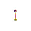 Sequoia Σκουλαρίκι Piercing Labret Ατσάλι, μπίλια με τάπα I-00083