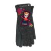 Γυναικεία Γάντια Frida Kahlo "DOLL" One Size Μαύρο- K0301