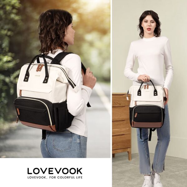 Γυναικείο Σακίδιο Φορητού Υπολογιστή Lovevook 15,6'' MB2046 beige/black