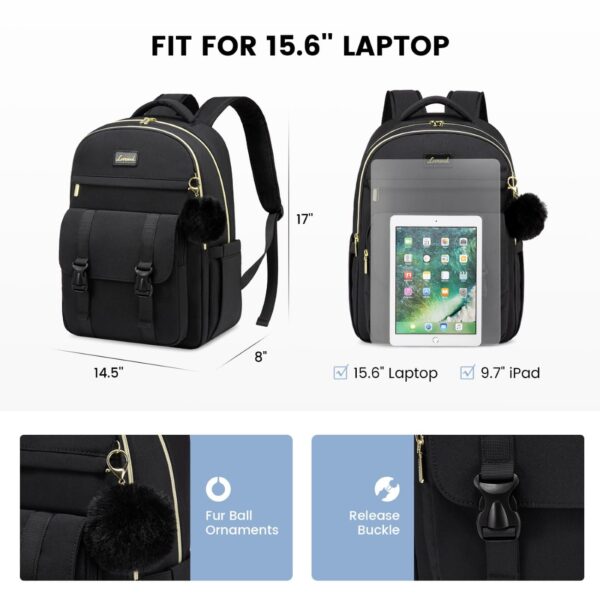 Γυναικείο Σακίδιο Για Laptop Lovevook 15,6'' MB2140 black