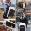 Σακίδιο πλάτης καμπίνας 40L 17,3" MB2141 black/white