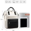 Γυναικείο Σακίδιο με USB Lovevook 15,6'' MB2146 beige/black
