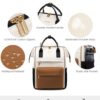Γυναικείο Σακίδιο USB Lovevook 15,6'' MB2146 beige/brown/black