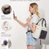 Γυναικείο Σακίδιο με USB Lovevook 15,6'' MB2146 beige/black