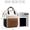 Γυναικείο Σακίδιο USB Lovevook 15,6'' MB2146 beige/brown/black