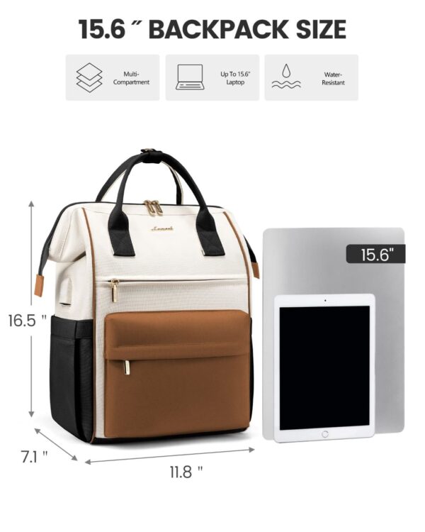 Γυναικείο Σακίδιο USB Lovevook 15,6'' MB2146 beige/brown/black