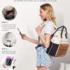 Γυναικείο Σακίδιο USB Lovevook 15,6'' MB2146 beige/brown/black