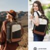 Σακίδιο Ταξιδίου Γυναικείο 40L Carry on 17,3" Lovevook MB2165 black/beige