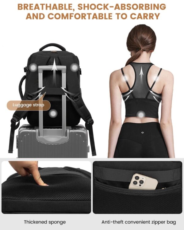 Σακίδιο Χειραποσκευής αεροπλάνου 40L 17,3" MB2205 black