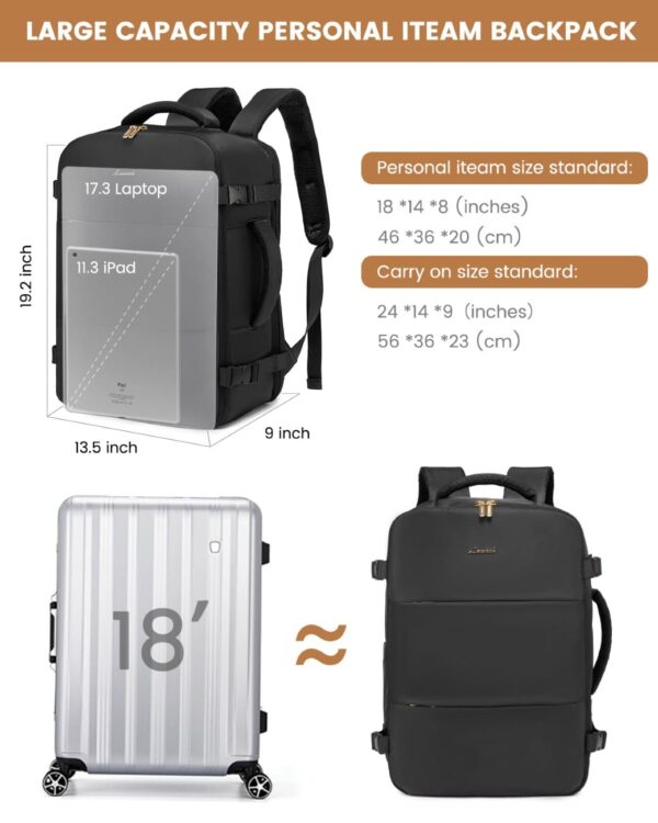 Σακίδιο Χειραποσκευής αεροπλάνου 40L 17,3" MB2205 black