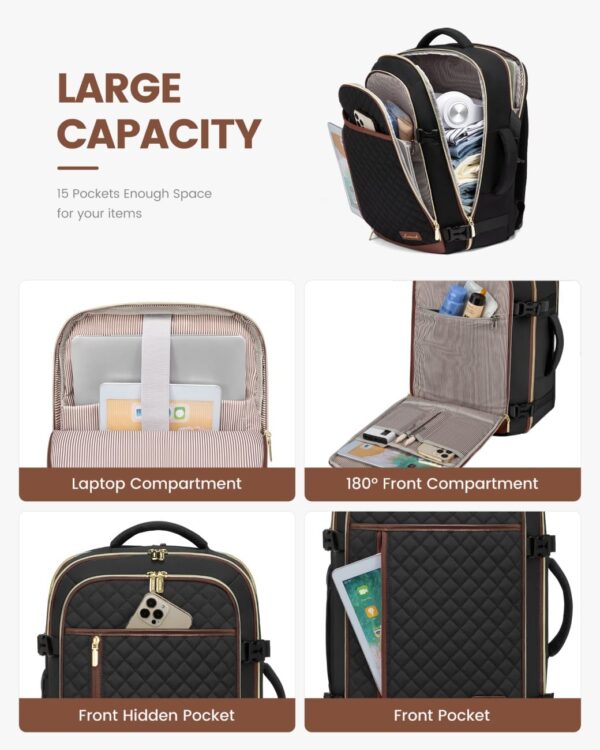 Σακίδιο Πλάτης Καμπίνας 26L 17,3" MB2210 black/brown