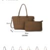 Γυναικεία Τσάντα Ωμου Regina Schrecker RS 3967 RS 3967 Καφέ