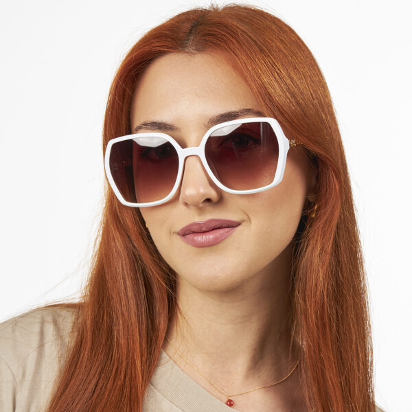 Sequoia Γυαλιά Ηλίου με Κοκκάλινο Σκελετό και Polarized Φακό AG-4249C3 λευκό