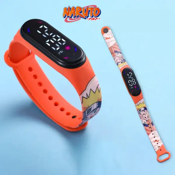 Παιδικό Αδιάβροχο Ρολόι Naruto με οθόνη Led AG-044