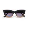 Okkia γυαλιά ηλίου Claudia Big Cat Eye - Black shaded rose