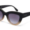 Okkia γυαλιά ηλίου Claudia Big Cat Eye - Black shaded rose