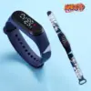 Παιδικό Αδιάβροχο Ρολόι Naruto με οθόνη Led AG-045 Μπλε