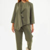 Sequoia Σύγχρονο Γυναικείο Oversize Σετ 33-9793 Χακί
