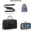 Σετ Σάκος ταξιδιού νεσεσέρ τσάντα 40 L Lovevook UB2019 black