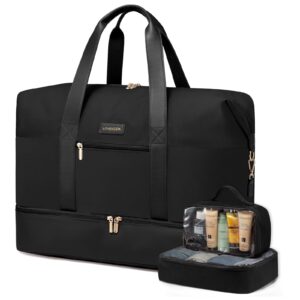 Σετ Σάκος ταξιδιού νεσεσέρ τσάντα 40 L Lovevook UB2019 black